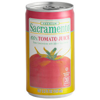 Sacramento 5.5 fl. oz. Tomato Juice - 48/Case