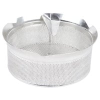 Tellier M5015 1/16 inch Perforated Replacement Sieve for # 5 Food Mill - Tin-Plated Steel
