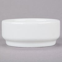Arcoroc R0851 Candour 8 oz. White Porcelain Stackable Bowl by Arc Cardinal - 24/Case