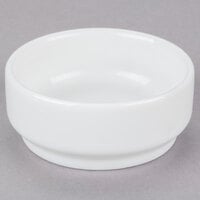 Arcoroc R0851 Candour 8 oz. White Porcelain Stackable Bowl by Arc Cardinal - 24/Case