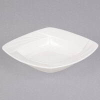 CAC GAD-SQ3 Garden State 9 inch Bone White Square Porcelain Soup Plate - 24/Case