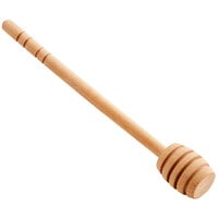 Fox Run 4160 6 1/4" Wooden Honey Dipper - 16/Pack