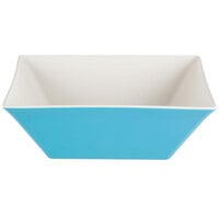 GET ML-248-SE Keywest 5.7 Qt. Seabreeze Square Melamine Bowl - 3/Case