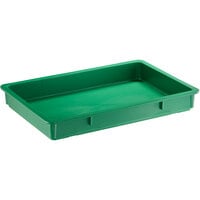 Baker's Mark 18" x 26" x 3" Green Heavy-Duty Polypropylene Dough Proofing Box