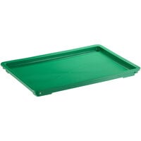 Baker's Mark 26" x 18" Green Heavy-Duty Polypropylene Dough Proofing Box Lid