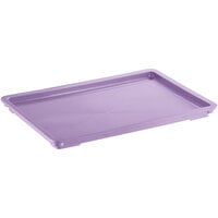 Baker's Lane 26" x 18" Purple Heavy-Duty Polypropylene Dough Proofing Box Lid