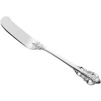 Acopa Ophelia 6 3/4 inch 18/10 Stainless Steel Extra Heavy Weight Butter Knife - 12/Case