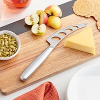 Acopa 9 1/4 inch Stainless Steel Semi-Hard Cheese Knife / Server