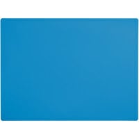 Choice 24" x 18" x 1/2" Blue Polyethylene Cutting Board