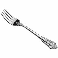 Acopa Ophelia 7 inch 18/10 Stainless Steel Extra Heavy Weight Salad / Dessert Fork - 12/Case