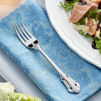 Acopa Ophelia 7 inch 18/10 Stainless Steel Extra Heavy Weight Salad / Dessert Fork - 12/Case