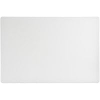 Choice 18 inch x 12 inch x 3/4 inch White Polyethylene Cutting Board