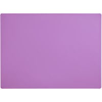 Choice 24" x 18" x 1/2" Purple Polyethylene Cutting Board