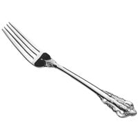 Acopa Ophelia 8 1/8 inch 18/10 Stainless Steel Extra Heavy Weight Dinner Fork - 12/Case