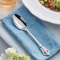 Acopa Ophelia 7 7/8 inch 18/10 Stainless Steel Extra Heavy Weight Tablespoon / Serving Spoon - 12/Case
