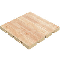 EverBlock Flooring EverDance 12 inch x 12 inch Light Wood Plank Portable Dance Floor Panel