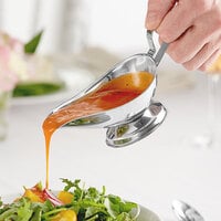 Choice 5 oz. Stainless Steel Gravy Boat