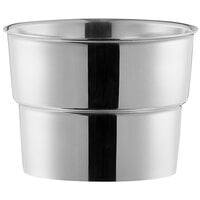 Choice Stainless Steel Malt Cup Collar for 3 7/8 inch Cups - 4 1/2 inch Top Diameter
