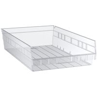 Regency Clear Shelf Bin, 17 7/8 inch x 11 1/8 inch x 4 inch - 8/Case