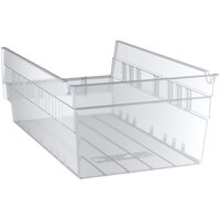 Clear Shelf Bin, 11 5/8 inch x 6 5/8 inch x 4 inch