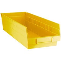 Regency Yellow Shelf Bin, 17 7/8" x 6 5/8" x 4" - 20/Case