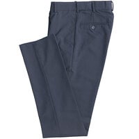 Henry Segal Men's Navy Flat Front Suit Pants