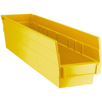 Regency Yellow Shelf Bin, 17 7/8" x 4 1/8" x 4" - 20/Case