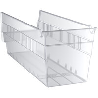 Clear Shelf Bin, 11 5/8 inch x 4 1/8 inch x 4 inch
