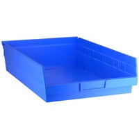 Regency Blue Shelf Bin, 17 7/8" x 11 1/8" x 4" - 8/Case