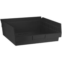 Regency Black Shelf Bin, 11 5/8 inch x 11 1/8 inch x 4 inch - 8/Case