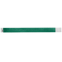 Carnival King Teal Disposable Tyvek® Wristband 3/4 inch x 10 inch - 500/Bag