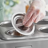 Choice 1.25 Qt. Stainless Steel Bain Marie Cover