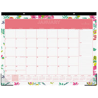 Blue Sky 103631 Day Designer 22 inch x 17 inch January 2023 - December 2023 Peyton White Monthly Desk Pad Calendar