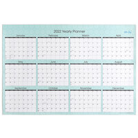 Blue Sky 100031 Picadilly 36 inch x 24 inch January 2022 - December 2022 Horizontal / Vertical Laminated Calendar