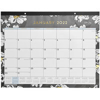 Blue Sky 110215 Baccara 22 inch x 17 inch January 2022 - December 2022 Monthly Desk Pad Calendar