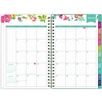 Blue Sky 103619 Day Designer 5 inch x 8 inch July 2021 - December 2022 Peyton White Weekly / Monthly Planner