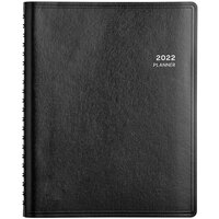 Blue Sky 123844 Aligned 8 inch x 11 inch January 2022- December 2022 Black 4-Person Appointment Planner