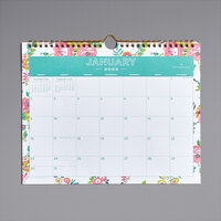 Blue Sky 103629 Day Designer 11 inch x 8 3/4 inch January 2022 - December 2022 Peyton White Monthly Wall Calendar