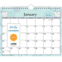 Blue Sky 101613 Rue du Flore 11 inch x 8 3/4 inch January 2022 - December 2022 Monthly Wall Calendar