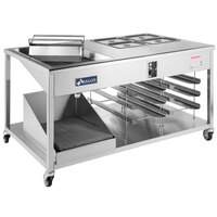 Avalon Manufacturing HI24G34 24" x 34" Stainless Steel Heated Combination Icing/Glazing Table