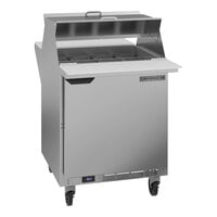 Beverage-Air SPE27HC-12M-B-DS Elite Series 27" 2 Door Mega Top Dual Sided Refrigerated Sandwich Prep Table