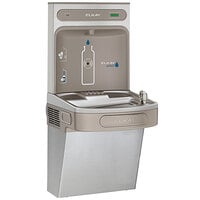 Elkay LZSDWSVRSK ezH20 Stainless Steel Hands-Free Filtered Bottle Filling Station with Vandal-Resistant Drinking Fountain