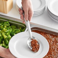 Choice 11 inch Perforated Stainless Steel Basting Spoon