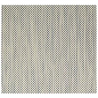 Front of the House Metroweave 14 inch x 13 inch Tan Basketweave Woven Vinyl Rectangle Placemat - 12/Pack