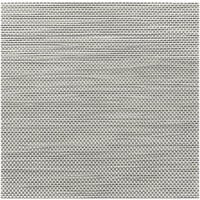 Front of the House Metroweave 8 3/4 inch Grey Mesh Woven Vinyl Square Placemat - 12/Pack