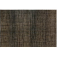 Front of the House Metroweave 24 inch x 16 1/4 inch Copper Mesh Woven Vinyl Rectangle Placemat / Liner - 12/Pack