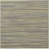 Front of the House Metroweave 8 3/4 inch Urban Peacock Woven Vinyl Square Placemat - 12/Pack
