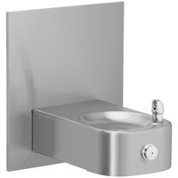 Elkay EHWM214FPK Soft Sides Stainless Steel Heavy-Duty Wall Mount Non-Filtered Freeze-Resistant and Vandal-Resistant Drinking Fountain with Frame