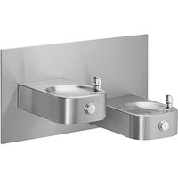 Elkay EHW217FPRAK Soft Sides Stainless Steel Heavy Duty Reverse Bi-Level Wall Mount Non-Filtered Freeze-Resistant and Vandal-Resistant Drinking Fountain