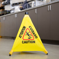 20 inch Pop-Up Safety Cone Wet Floor Sign